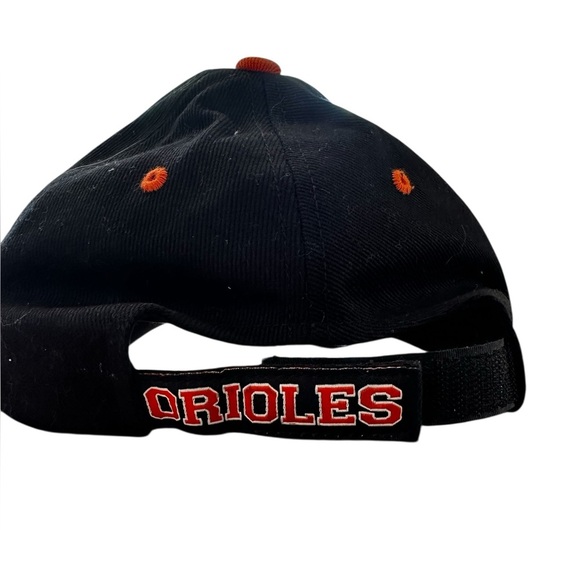 VTG 90’s Baltimore Orioles Twins Enterprises black/orange/ White Baseball Hat. - Picture 5 of 12
